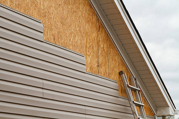 Professional Storm Damage Siding Repair technician working in Blacksburg, VA